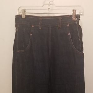 Freddies of Pinewood double rivet jeans.